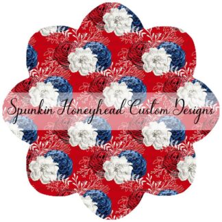 American Summer - Floral - Red